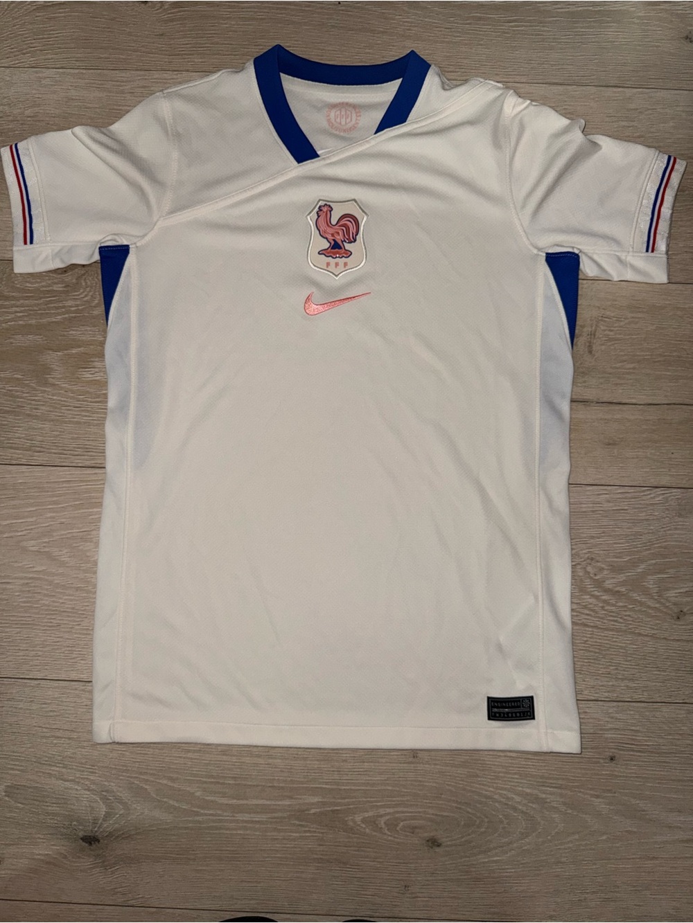 White Nike France 2024/25 Home Football / Soccer Jersey